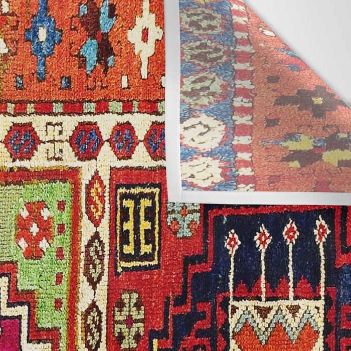 Erzincan  Antique Turkish Rug Print Wall Tapestry Gallery Image 3