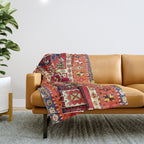 Erzincan  Antique Turkish Rug Print Throw Blanket Gallery Image 1