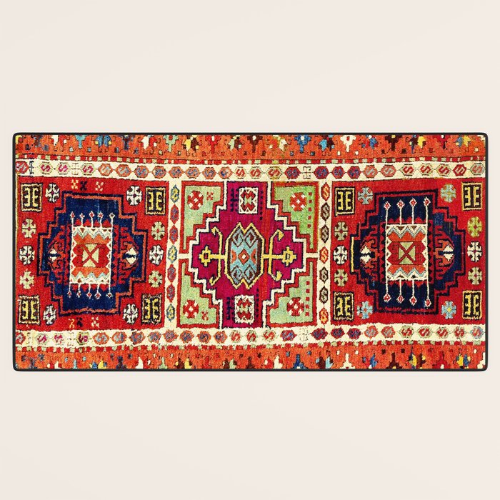 Erzincan  Antique Turkish Rug Print Desk Mat Gallery Image 3