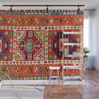 Erzincan  Antique Turkish Rug Print Wall Mural Gallery Image 1