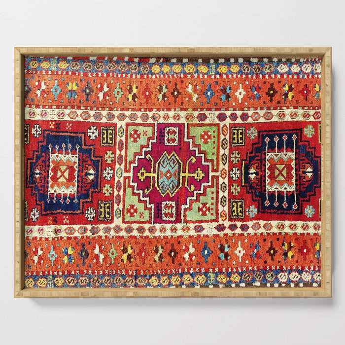 Erzincan  Antique Turkish Rug Print Serving Tray Gallery Image 1