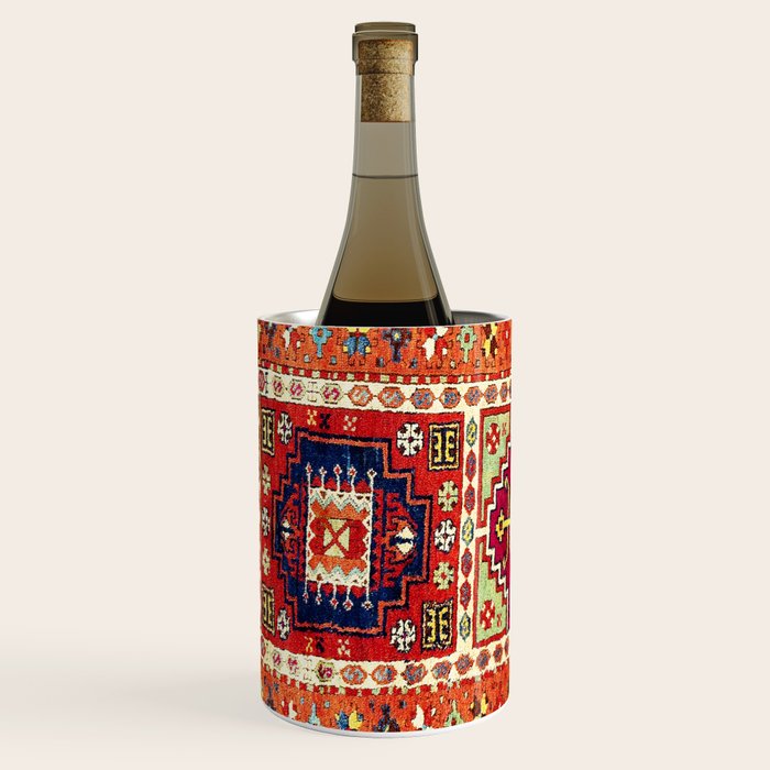 Erzincan  Antique Turkish Rug Print Wine Chiller Gallery Image 2