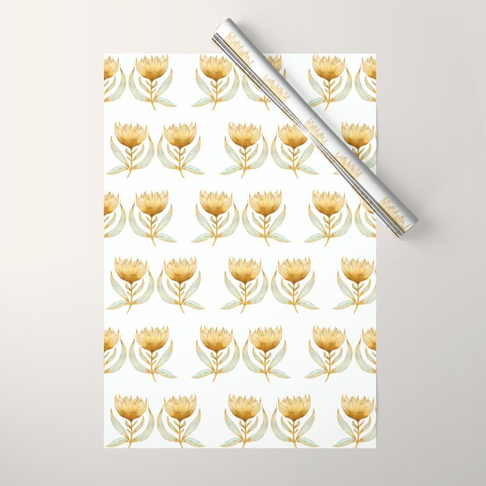 Bohemian Sunflowers II Wrapping Paper Gallery Image 1