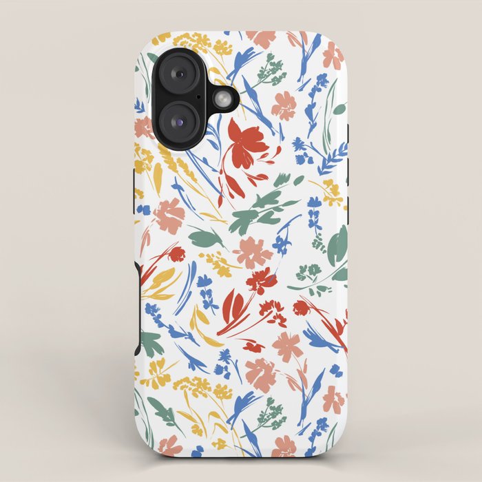 Wild colorful flowery meadow iPhone Case Gallery Image 1