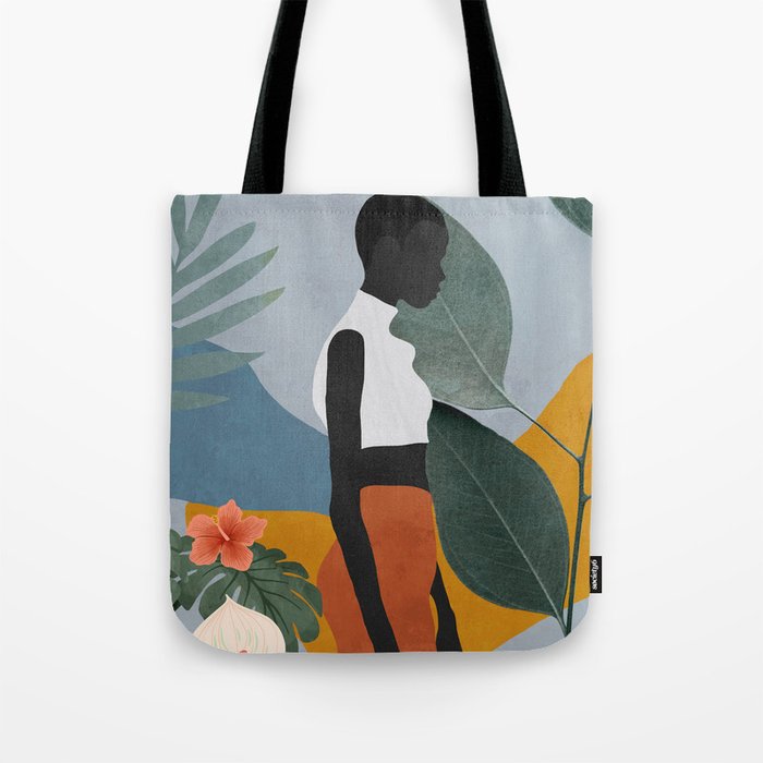 Tropical Girl 5 Tote Bag Gallery Image 1