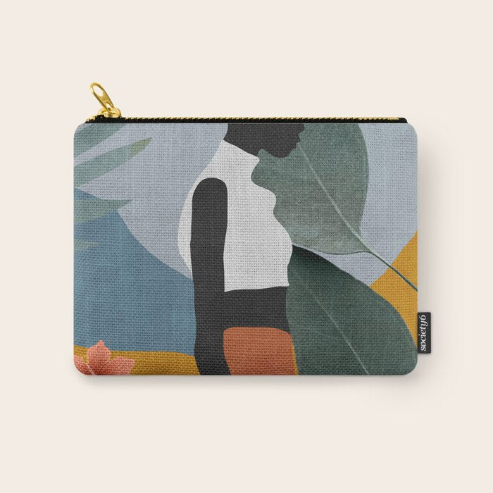 Tropical Girl 5 Carry All Pouch Gallery Image 1