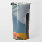 Tropical Girl 5 Travel Mug Gallery Image 3