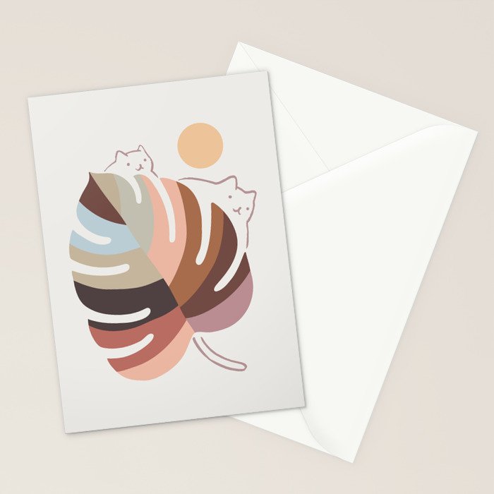 Cat Landscape 76 Stationery Card Gallery Image 2