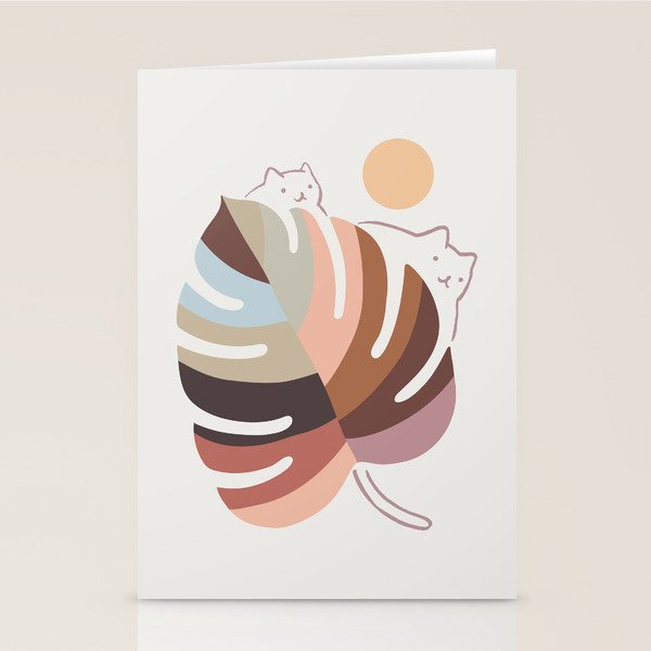Cat Landscape 76 Stationery Card Gallery Image 2