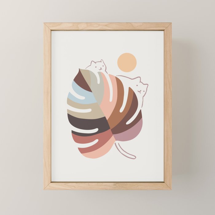 Cat Landscape 76 Mini Art Print Gallery Image 1
