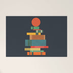 Book stack with a ball Welcome Mat Gallery Image 1