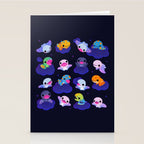 Anurognathus in the night sky Stationery Card Gallery Image 2