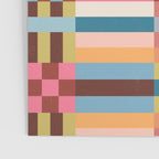 Woven Checks and Stripes Multicolored Poster Gallery Image 3