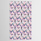 Modern Dark Vibrant Flowery D Tablecloth Gallery Image 2