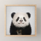 Panda Bear - Colorful Mini Art Print Gallery Image 1