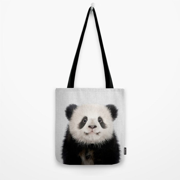 Panda Bear - Colorful Tote Bag Gallery Image 2
