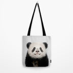 Panda Bear - Colorful Tote Bag Gallery Image 2
