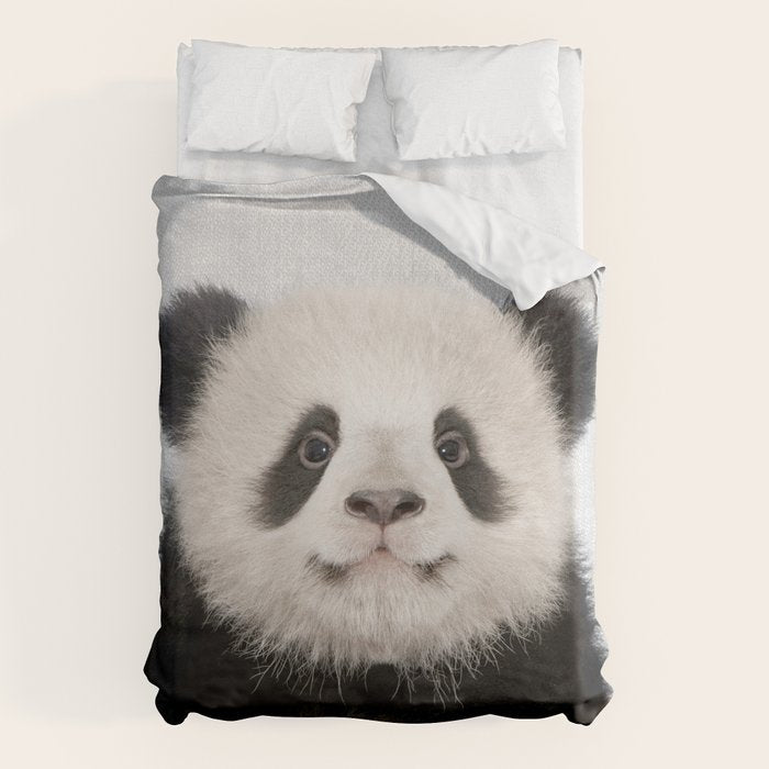 Panda Bear - Colorful Duvet Cover Gallery Image 6