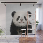 Panda Bear - Colorful Wall Mural Gallery Image 1