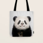 Panda Bear - Colorful Tote Bag Gallery Image 1