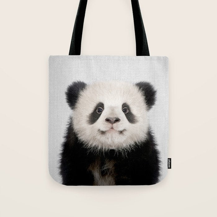 Panda Bear - Colorful Tote Bag Gallery Image 1