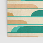 Chasing wave under the red moon Poster Gallery Image 3