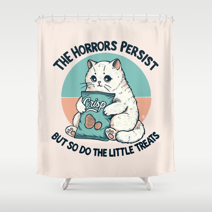 The horrors  Shower Curtain Gallery Image 1