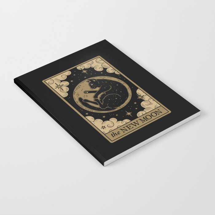 The New Moon - Dark Background Notebook Gallery Image 2