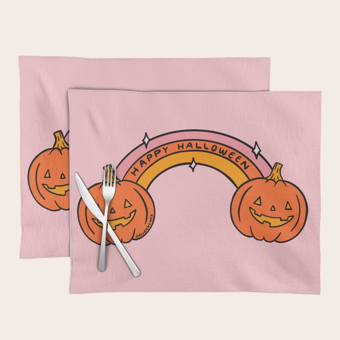 Happy Halloween Rainbow Placemat Gallery Image 1