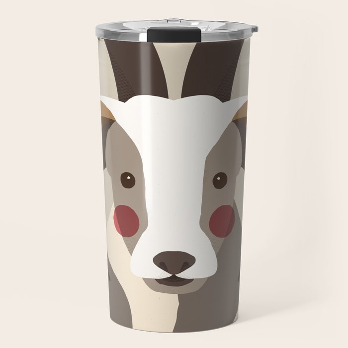 Jacob Sheep Animal Portrait Travel Mug Gallery Image 1