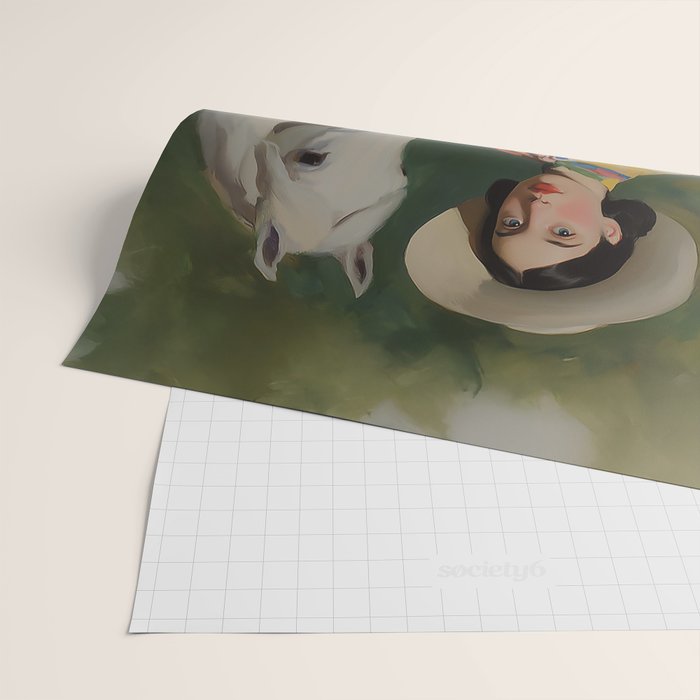Equestrian Elegance in Color Wrapping Paper Gallery Image 2