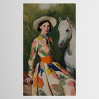 Equestrian Elegance in Color Tablecloth Gallery Image 2