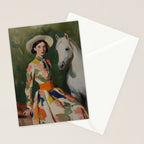Equestrian Elegance in Color Stationery Card Gallery Image 2