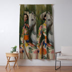 Equestrian Elegance in Color Window Curtain Gallery Image 5