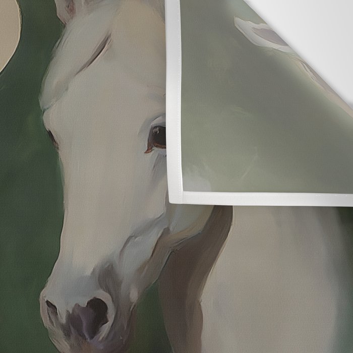 Equestrian Elegance in Color Wall Tapestry Gallery Image 3