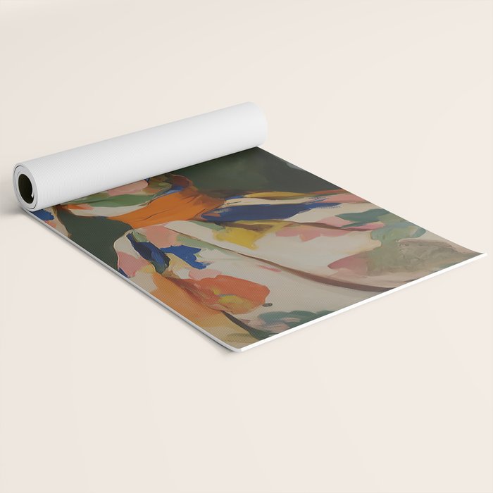 Equestrian Elegance in Color Yoga Mat Gallery Image 2