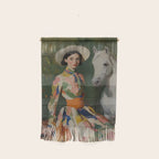 Equestrian Elegance in Color Wall Hanging Gallery Image 1