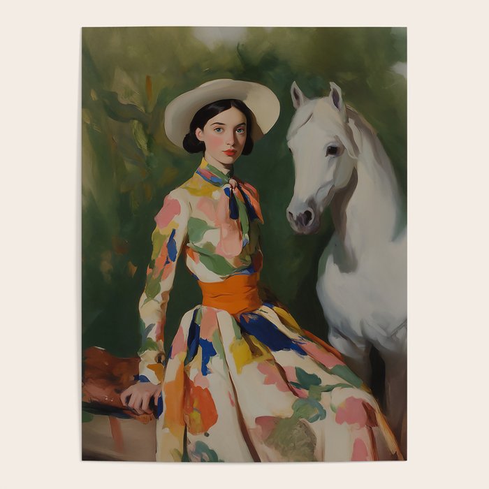 Equestrian Elegance in Color Poster Gallery Image 4