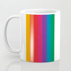 Retro Bright Rainbow - Straight Coffee Mug Gallery Image 3
