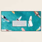 Surfers Traffic Jam Desk Mat Gallery Image 1