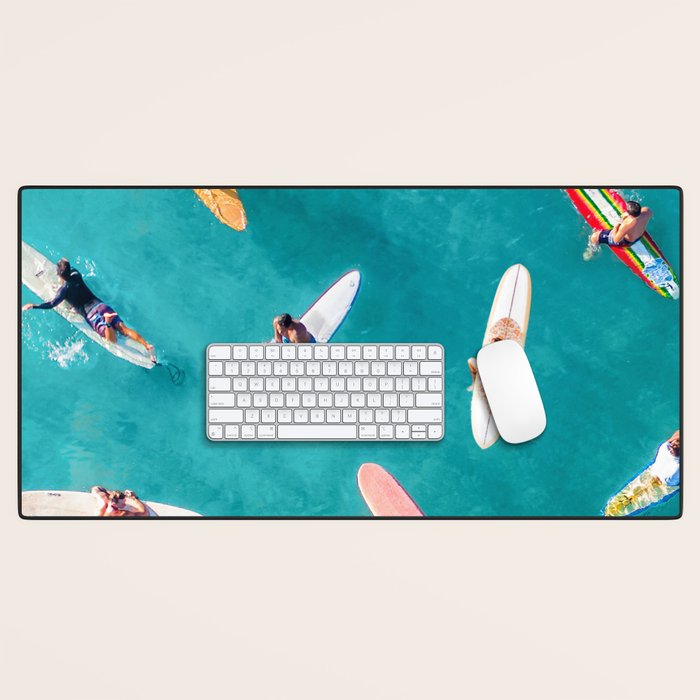 Surfers Traffic Jam Desk Mat Gallery Image 1