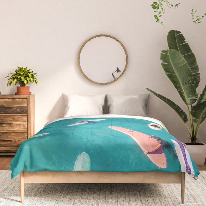 Surfers Traffic Jam Comforter Gallery Image 3