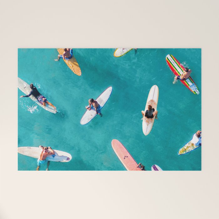 Surfers Traffic Jam Welcome Mat Gallery Image 1