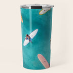 Surfers Traffic Jam Travel Mug Gallery Image 1