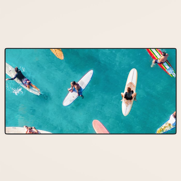 Surfers Traffic Jam Desk Mat Gallery Image 3