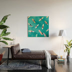 Surfers Traffic Jam Wood Wall Art Gallery Image 2