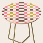 Checkerboard - Warm Colors Side Table Gallery Image 2