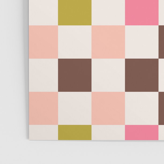 Checkerboard - Warm Colors Poster Gallery Image 3