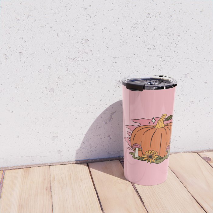 Fall Pumpkin Travel Mug Gallery Image 4