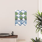Hand Painted Bamboo Trellis Chinoiserie Ginger Jar  Poster Gallery Image 2